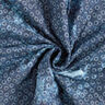 Prošívaná tkanina chambray květinová batika – džínově modrá,  thumbnail number 4