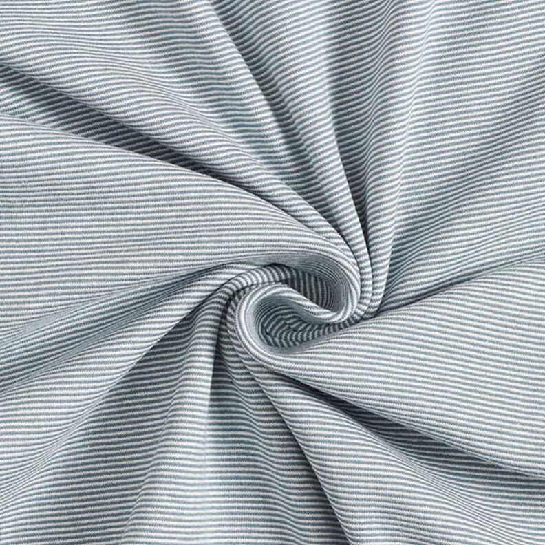 Náplety – trubičkový úplet úzké proužky – džínově modrá/vlněná bílá,  image number 1