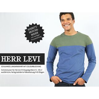 HERR LEVI Košile s dlouhým rukávem a barevným blokováním | Studio Schnittreif | S-XXL, 