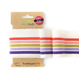 GOTS Bio náplety CUFF ME RAINBOW [140 cm | 7,5 cm] | Albstoffe | Hamburger Liebe, 