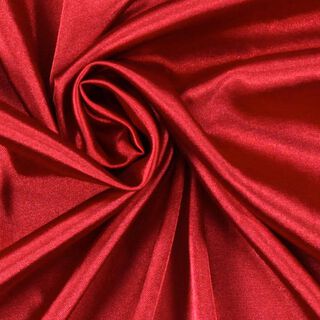 Stretch Satin – karmínově červená, 