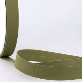 Šikmý proužek Polycotton [20 mm] – světle khaki, 