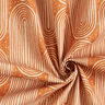Dekorační látka Polopanama Oblouky – terracotta/přírodni,  thumbnail number 3