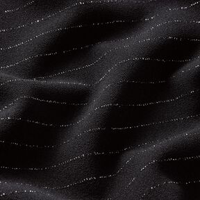 Kalhotov&aacute; strečov&aacute; l&aacute;tka s třpytiv&yacute;mi proužky &ndash; čern&aacute;/stř&iacute;brn&aacute; metalick&aacute;, 