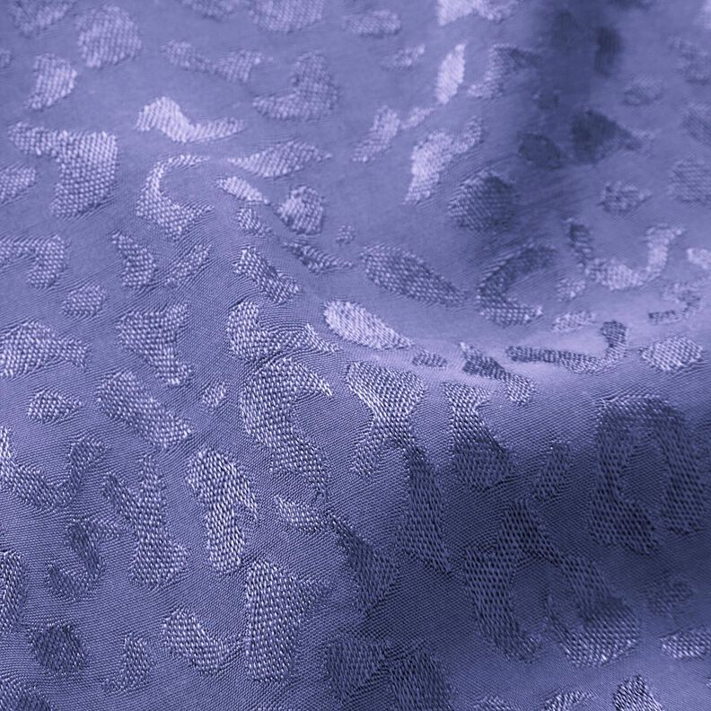Viskózová látka Leopardí vzor – modrofialková,  image number 3