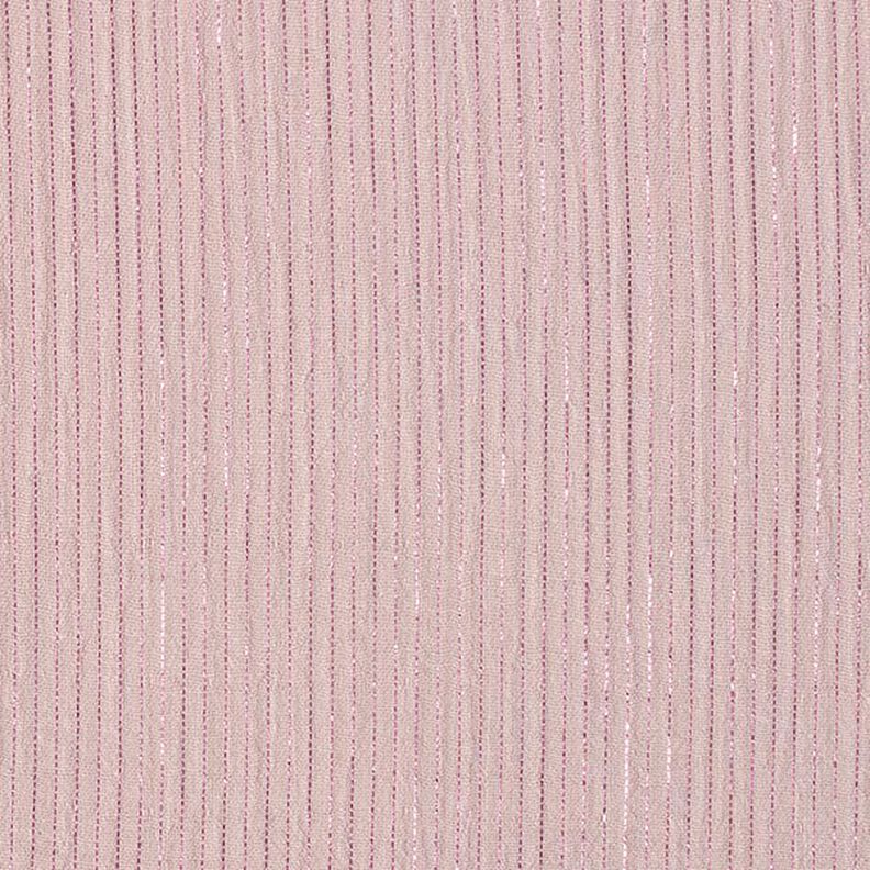 Bavlněný mušelín Třpytivé pruhy – růžová,  image number 1