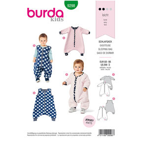 Spací pytel, Burda 9298 | 68 - 98, 