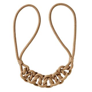 Úchytka s ozdobným uzlem [80cm] – tmavě béžová | Gerster, 