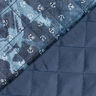 Prošívaná tkanina chambray kotva batikovaná – džínově modrá,  thumbnail number 5
