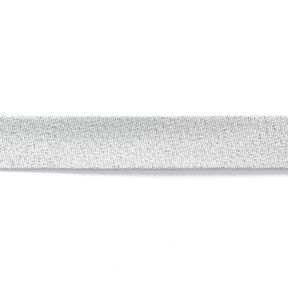 Šikmý proužek Metalický [20 mm] – stříbrná metalická, 