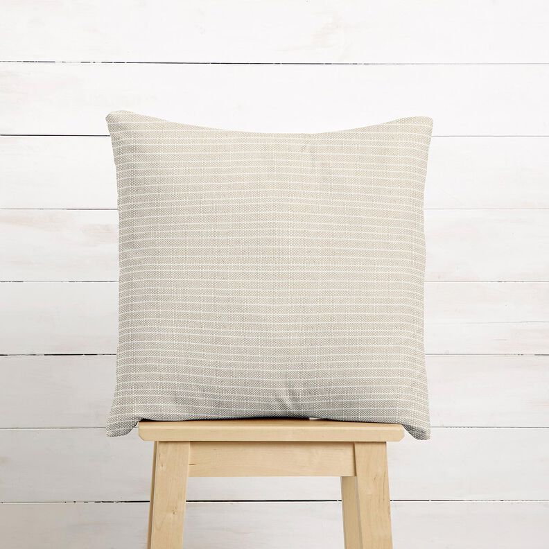 Dekoračn&iacute; l&aacute;tka Panama Jemn&yacute; proužek &ndash; př&iacute;rodni/světle b&eacute;žov&aacute;,  image number 6