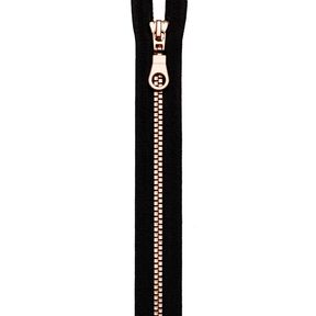 Zip S14, dělitelný  | Prym – černá/růžově zlatá, 