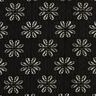 Strečová krajka květiny – černá,  thumbnail number 1
