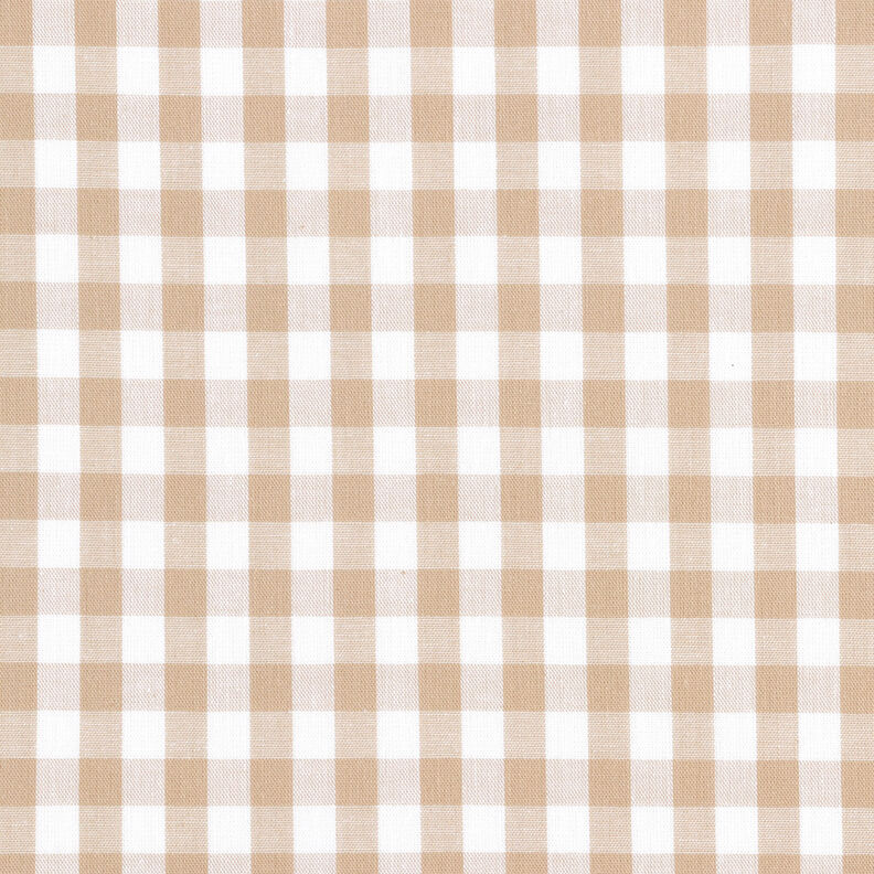 Bavlněná látka Vichy károvaná 1 cm – sasanková/bílá,  image number 1