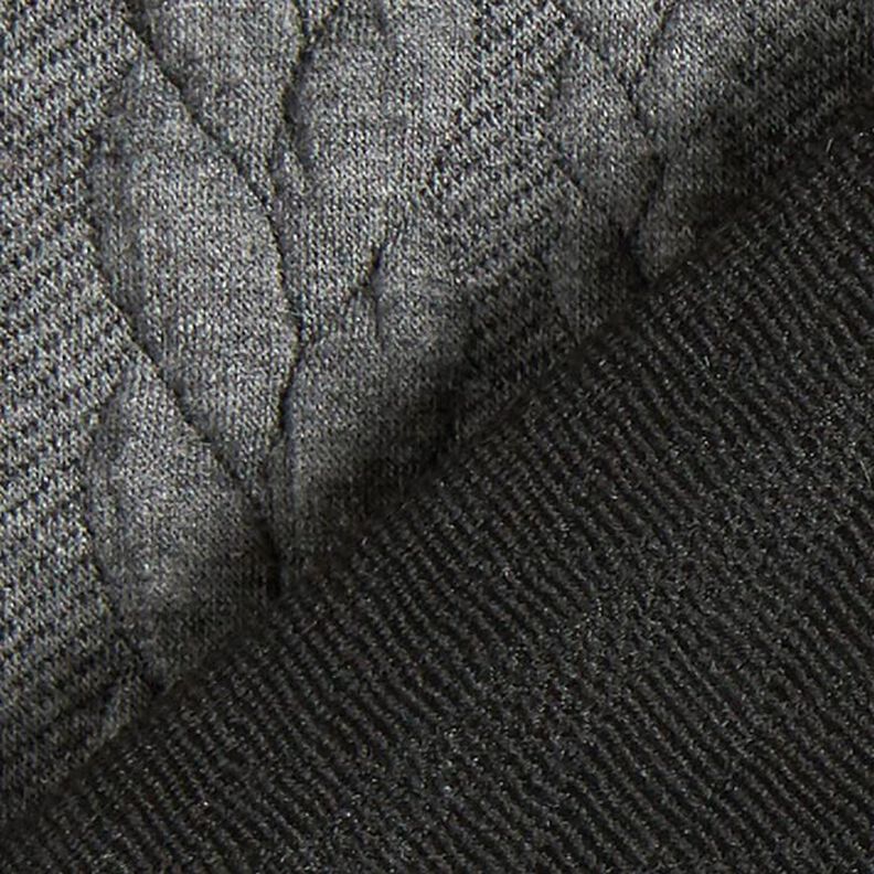 Žakárové žerzejové kloké Copánkový vzor – tmavě šedá,  image number 4