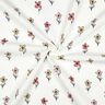 Vaflový žerzej Květiny | Poppy Fabrics – slonová kost/meruňková,  thumbnail number 3