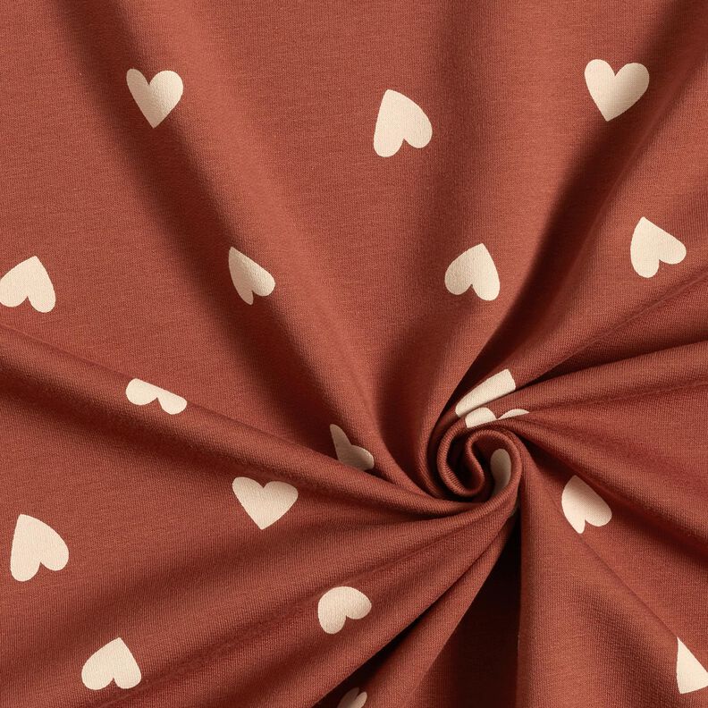 Francouzsk&eacute; frot&eacute; letn&iacute; tepl&aacute;kovina Rozpt&yacute;len&aacute; srdce &ndash; tmav? ?erven&aacute;,  image number 3