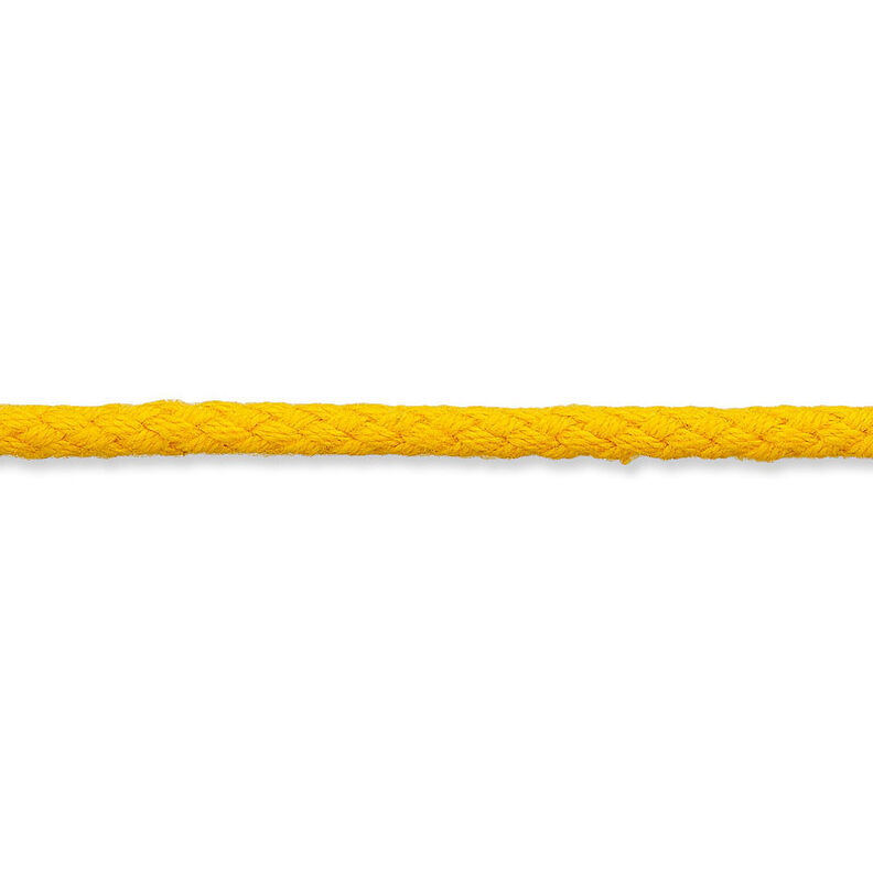 Bavlněná šňůrka [Ø 3 mm] – sluníčkově žlutá,  image number 1