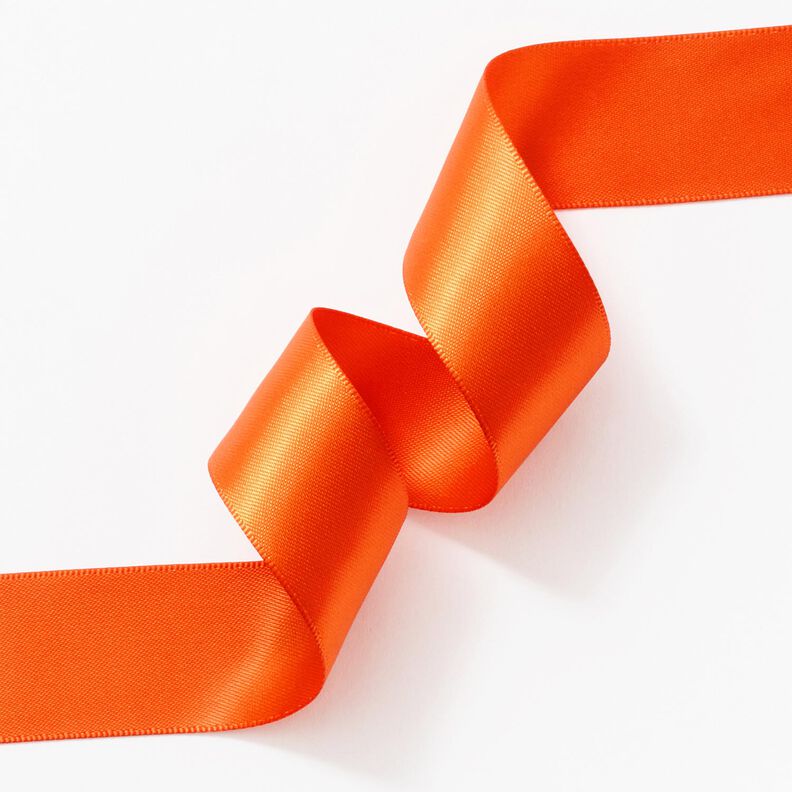 Saténová stuha [25 mm] – oranžová,  image number 3