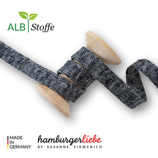 GOTS Bio šňůrka do kapuce CORD ME Melange [12 mm] | Albstoffe | Hamburger Liebe, 
