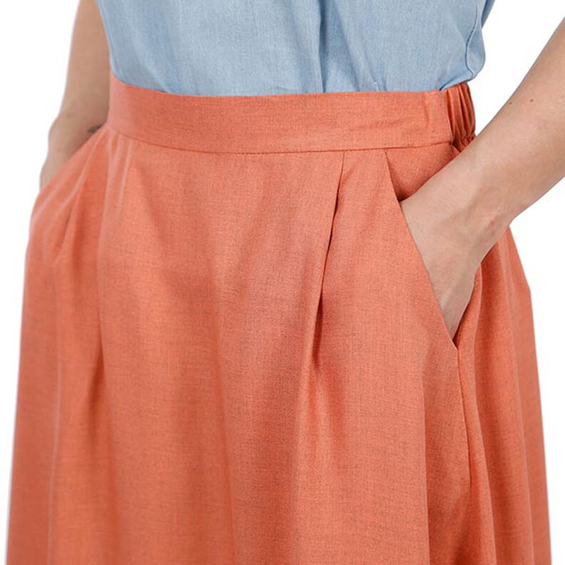 FRAU CARRY – široká sukně s elastickým pasem vzadu, Studio Schnittreif | XS - XXL,  image number 7