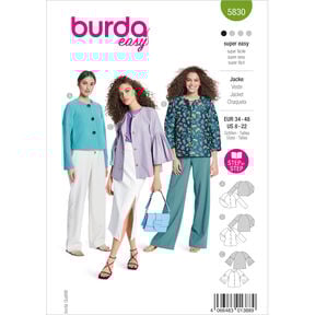 Bunda | Burda 5830 | 34-48, 