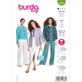 Bunda | Burda 5830 | 34-48, 