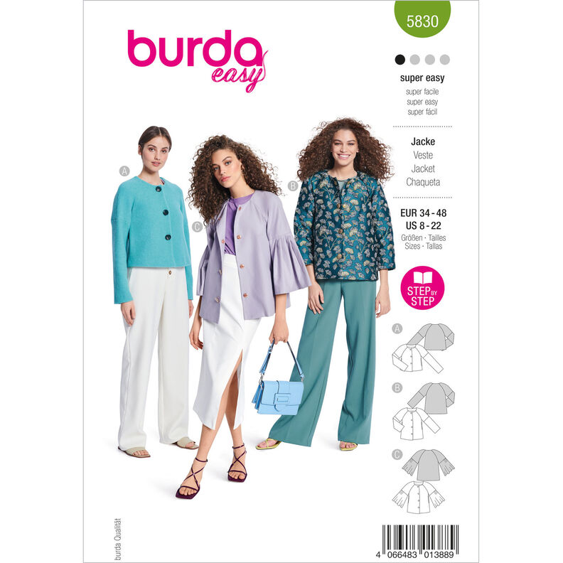 Bunda | Burda 5830 | 34-48,  image number 1