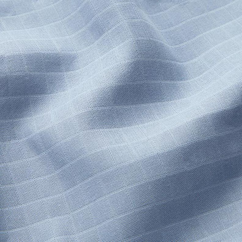 Mušelín / dvojitá mačkaná tkanina Kostičky Doubleface (oboustranná látka) – světle modra,  image number 2