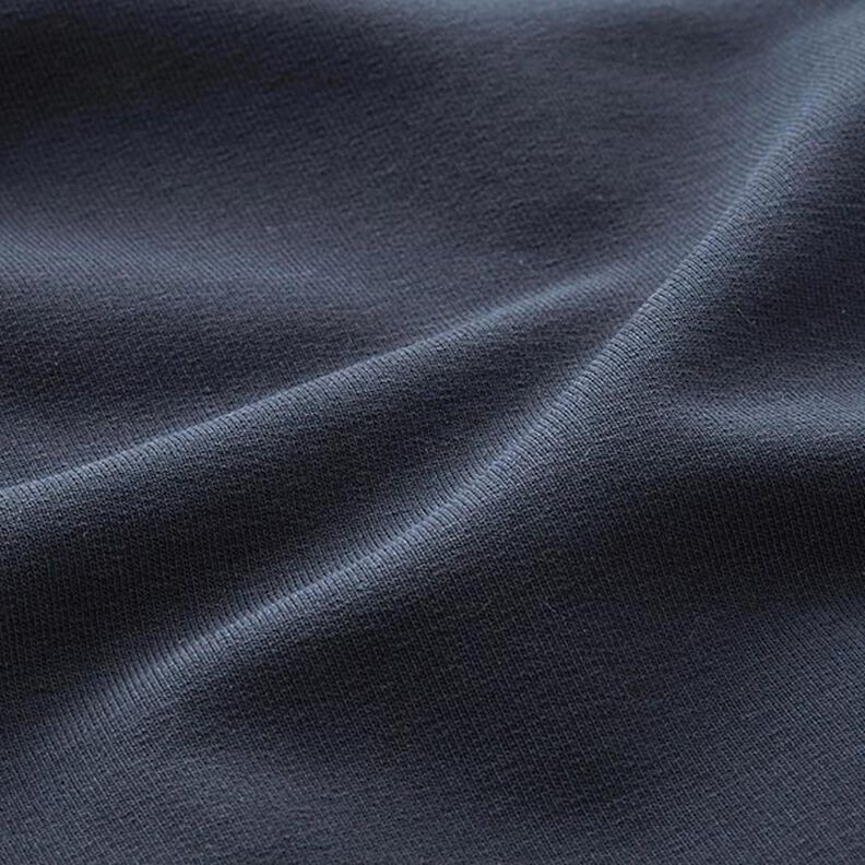 Lehké francouzské froté jednobarevné – noční modrá,  image number 4