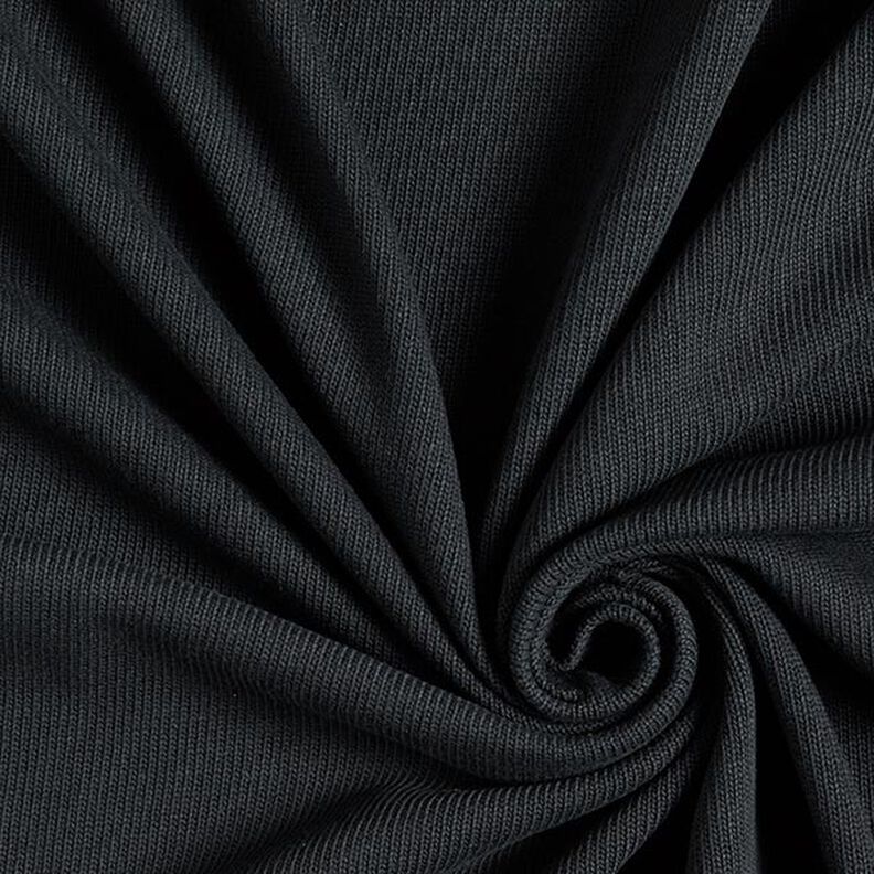 Bavlněná pletenina – černá,  image number 1