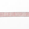 Tkaná stuha Melírované pruhy [27 mm] – růžová/černá,  thumbnail number 2