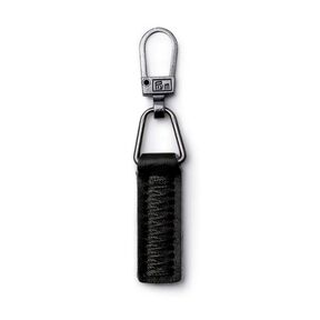 Módní zip imitace kůže [ 55 x 9 x 3 mm ] | Prym – černá, 