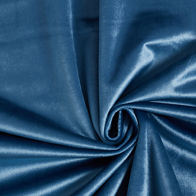 Dekorační látka sametová – modrošedá,  image number 1