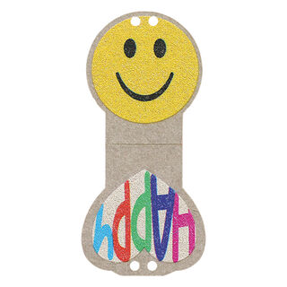 Dekorativní díl Smiley, 23 mm | Prym  – žlutá, 