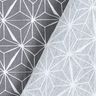 Povrstvená bavlna Grafické hvězdy – šedá/bílá,  thumbnail number 5