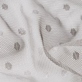 Softmesh puntíky – sloní šedá, 