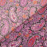 Krepový šifon Paisley – červenofialková,  thumbnail number 4