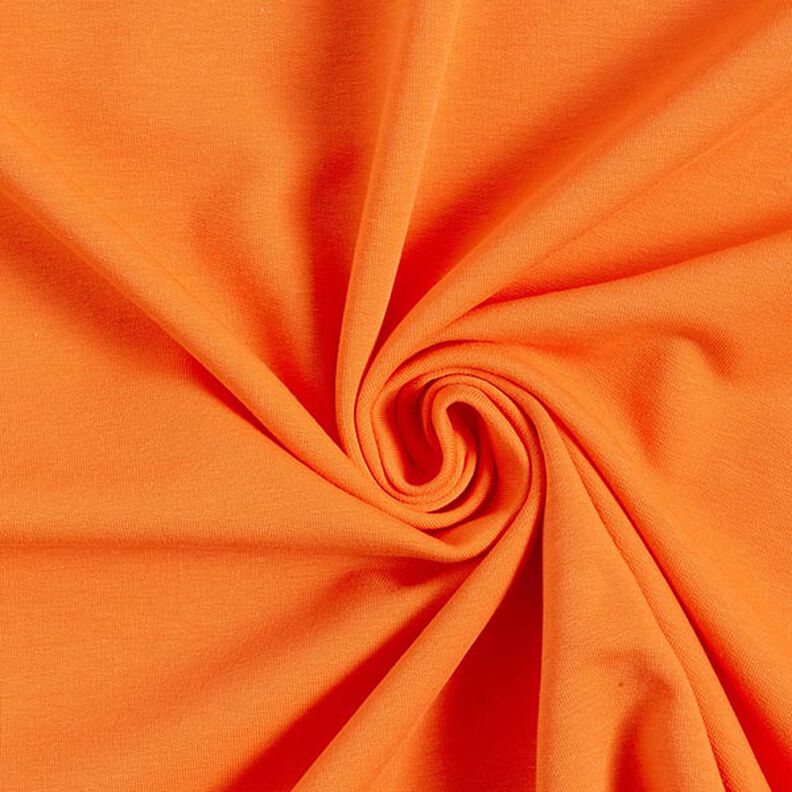 Lehká bavlněná teplákovina jednobarevná – oranžová,  image number 1