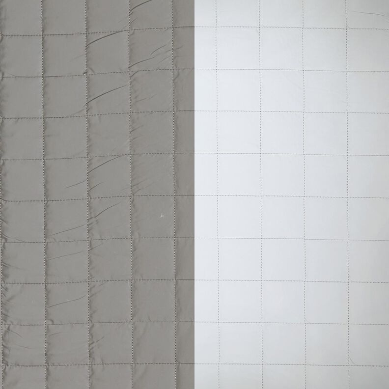Prošívaná látka reflexní – šedá,  image number 1
