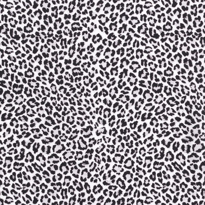 Směsi bavlny a viskózy leopardí potisk – šedá,  image number 1