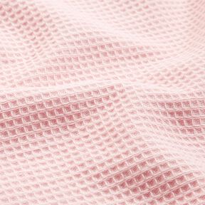 Froté látka/Vaflové piké Jednobarevné provedení – rose, 