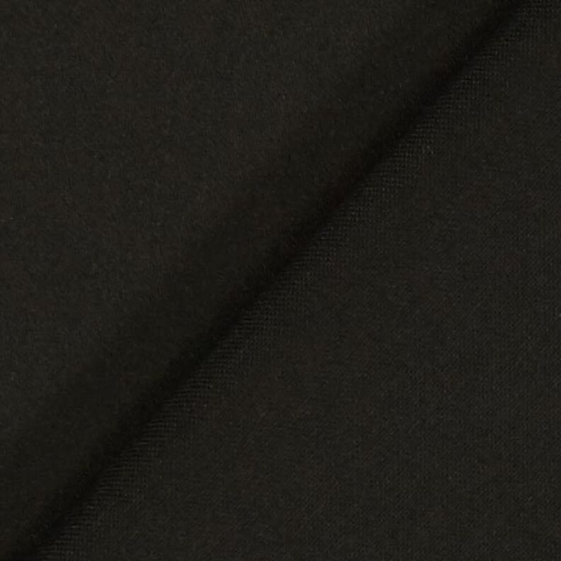 Strečový bavlněný satén – černá,  image number 3