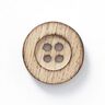 Dřevěný knoflík 4dírkový – přírodni,  thumbnail number 1