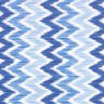 Povrstvená bavlna Ikatový vzor – modrá/bílá,  thumbnail number 1
