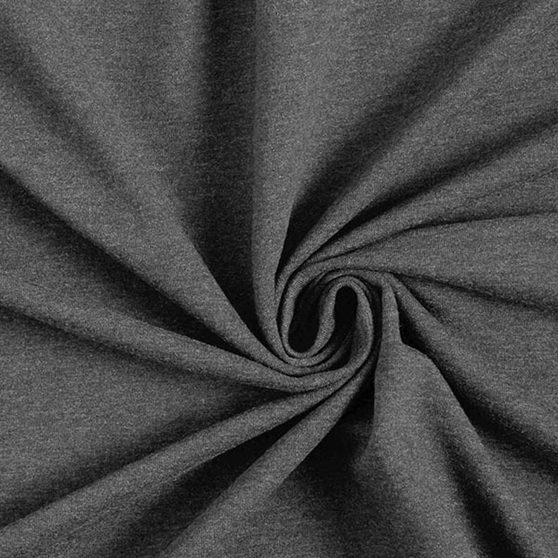 Lehké francouzské froté melírované – granitová,  image number 1
