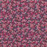Bavlněný žerzej Moře květin – merlot/korálová,  thumbnail number 1