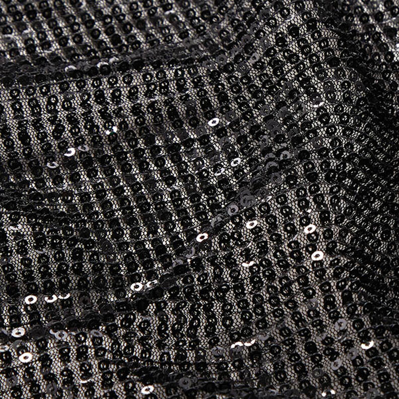 Flitrové plissé – černá,  image number 2