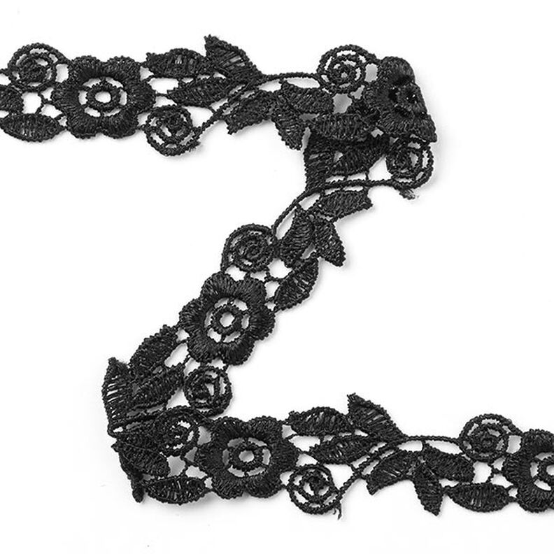 Paličkovaná krajka Lilly - černá,  image number 1