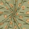 Bavlněný žerzej Lev | Poppy Fabrics – pistáciová/srnčí hnědá,  thumbnail number 3